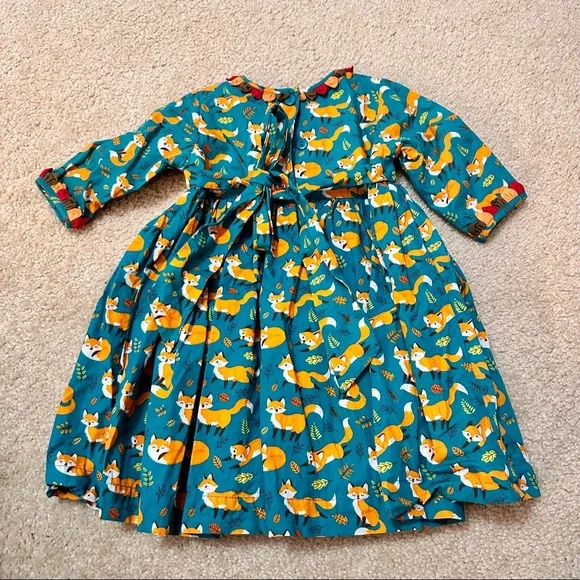 Cotton Kids Fox Dress - Picture 5 of 7